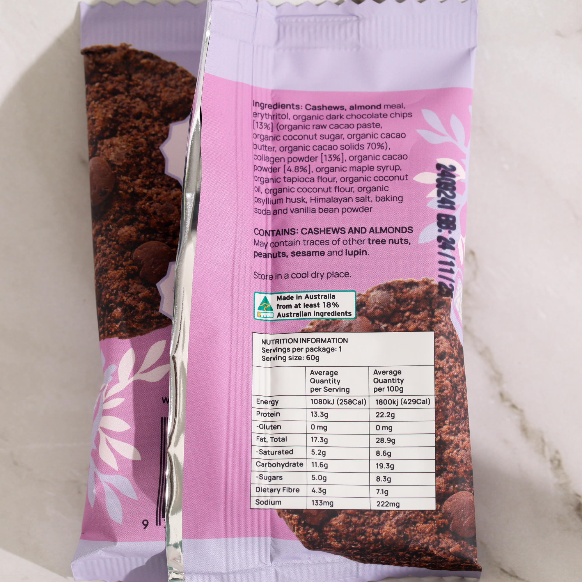 Protein Cookie Double Choc - Food to Nourish